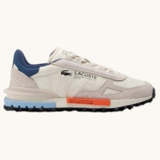 Zapatillas Lacoste Elite Active Off White Navy Orange